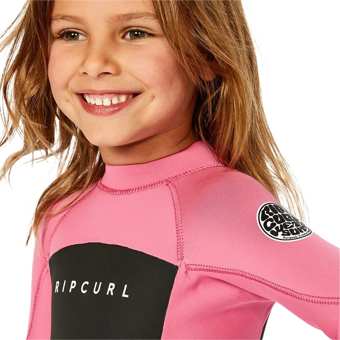 Rip Curl Groms Omega 3/2mm Flatlock Back Zip Wetsuit 119BFS